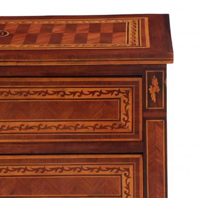 Italian Inlaid Four Drawer Commode C 1920