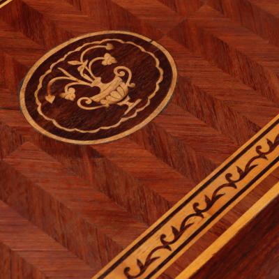 Italian Inlaid Four Drawer Commode C 1920