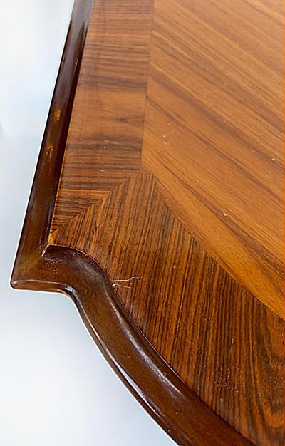 Italian Inlaid Side Tables with Bronze Mounts by Marconi Arte Pair