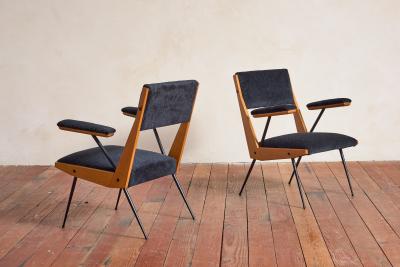 Italian Iron Armchairs