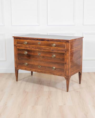 Italian Late 18th Early 19th Century Rosewood and Amaranth Chest of Drawers