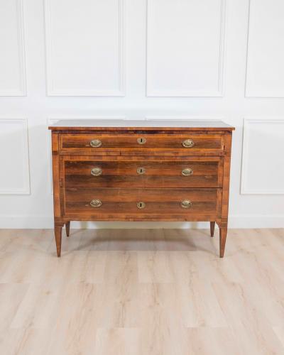 Italian Late 18th Early 19th Century Rosewood and Amaranth Chest of Drawers