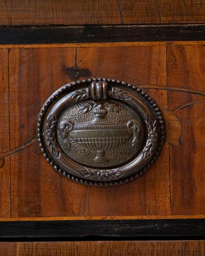 Italian Louis XVI Walnut Marquetry Chest Late 18th Century