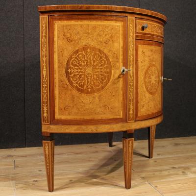 Italian Louis XVI style half moon sideboard