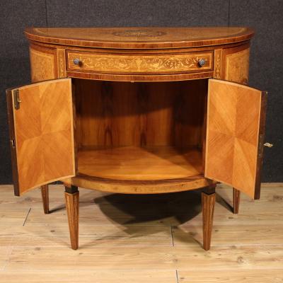 Italian Louis XVI style half moon sideboard