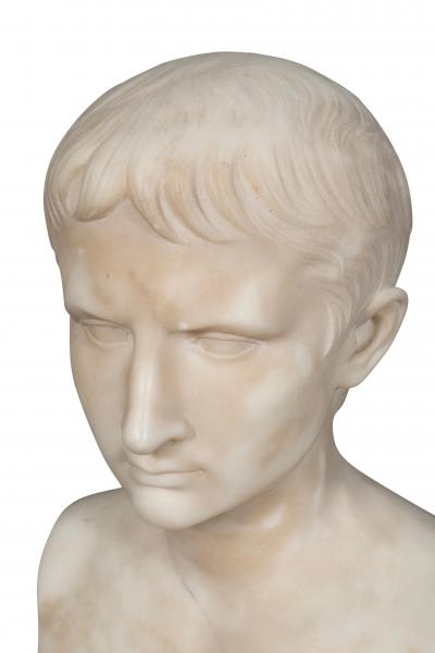 Italian Marble Bust of Caesar Augustus