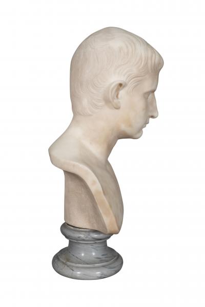 Italian Marble Bust of Caesar Augustus