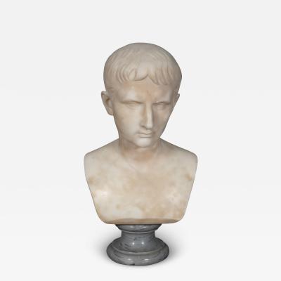 Italian Marble Bust of Caesar Augustus