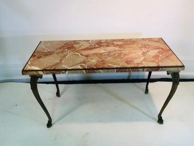 Italian Marble Top Coffee Table