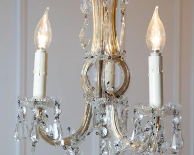 Italian Marie Theresa Crystal Chandelier