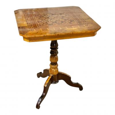 Italian Marquetry Table Circa 1850