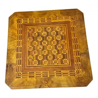Italian Marquetry Table Circa 1850