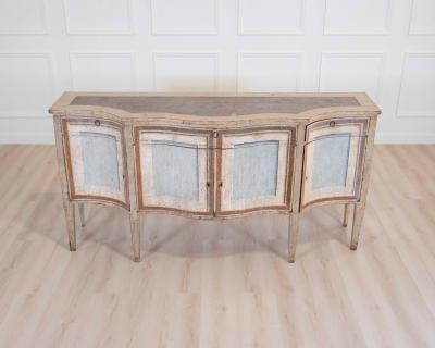 Italian Mid 19th Century Neoclassical Lacquered Sideboard