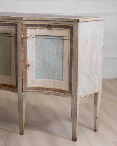 Italian Mid 19th Century Neoclassical Lacquered Sideboard