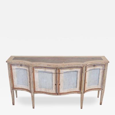 Italian Mid 19th Century Neoclassical Lacquered Sideboard
