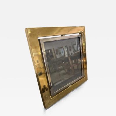 Italian Mid Century Brass Picture Frame 1970s