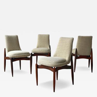 Italian Mid Century Dining Chairs A Set of 4