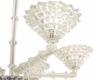 Italian Mid Century Glass Chandelier