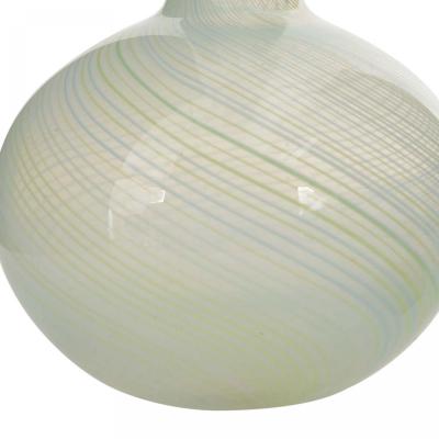 Italian Mid Century Green Art Glass Bud Vase