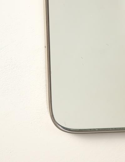 Italian Mid Century Mirror with Scroll Crest circa 1950