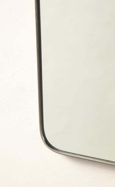 Italian Mid Century Mirror with Scroll Crest circa 1950