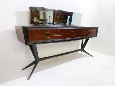 Italian Mid Century Mirrored Sideboard