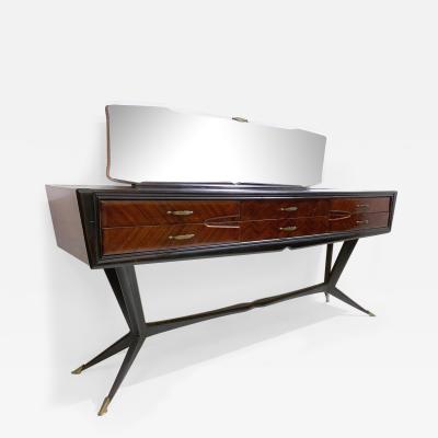 Italian Mid Century Mirrored Sideboard