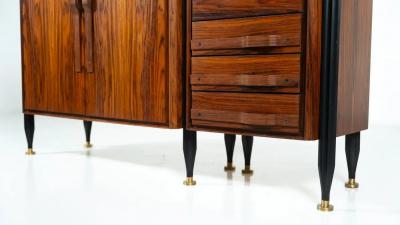 Italian Mid Century Modern Chest Wood Italy 1960s