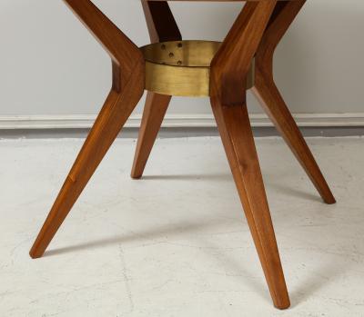Italian Mid Century Modern Circular Dining Table Center Table