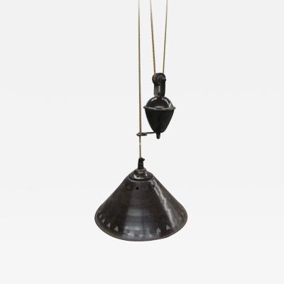 Italian Mid Century Modern Counter Balance Fixture or Pendant