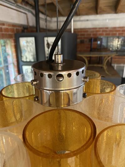 Italian Mid Century Modern Lucite Pendant 1970s
