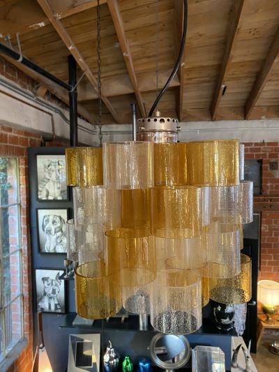 Italian Mid Century Modern Lucite Pendant 1970s
