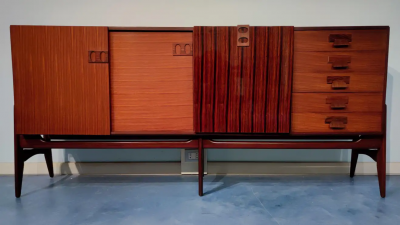 Italian Mid Century Modern Teak Sideboard 1960s