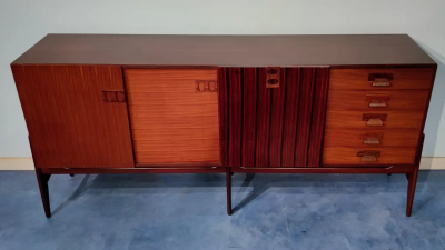 Italian Mid Century Modern Teak Sideboard 1960s