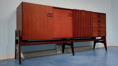 Italian Mid Century Modern Teak Sideboard 1960s