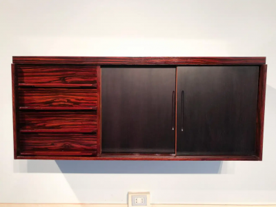 Italian Mid Century Modern Wall Mounted Sideboard 1950s