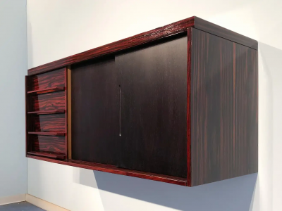Italian Mid Century Modern Wall Mounted Sideboard 1950s