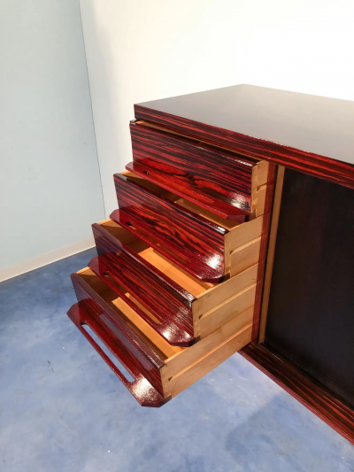 Italian Mid Century Modern Wall Mounted Sideboard 1950s