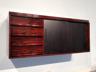 Italian Mid Century Modern Wall Mounted Sideboard 1950s