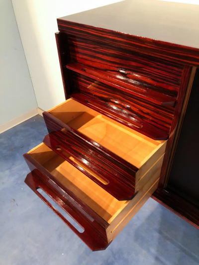 Italian Mid Century Modern Wall Mounted Sideboard 1950s