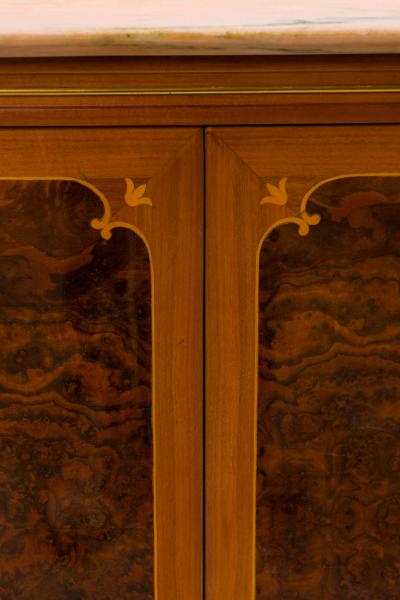 Italian Mid Century Onyx Top and Brass Sideboard