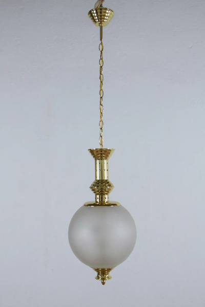 Italian Mid Century Pendant Lamp Azucena Style 1960