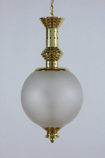 Italian Mid Century Pendant Lamp Azucena Style 1960