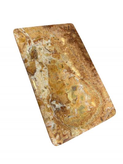 Italian Mid Century Polished Marble Tray 1970s