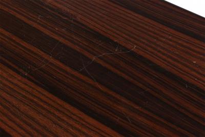 Italian Mid Century Rosewood Demilune Console Table