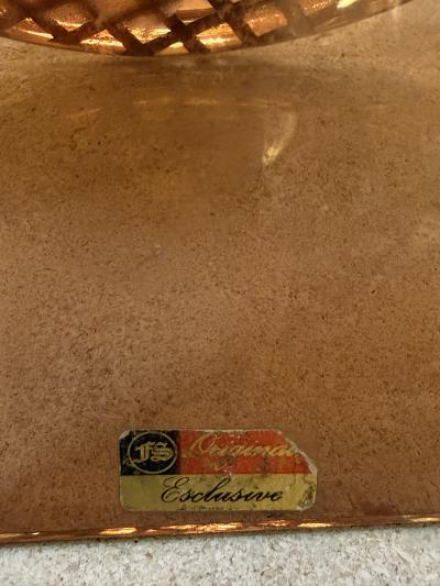 Italian Mid Century Round Picture Frame 1970s