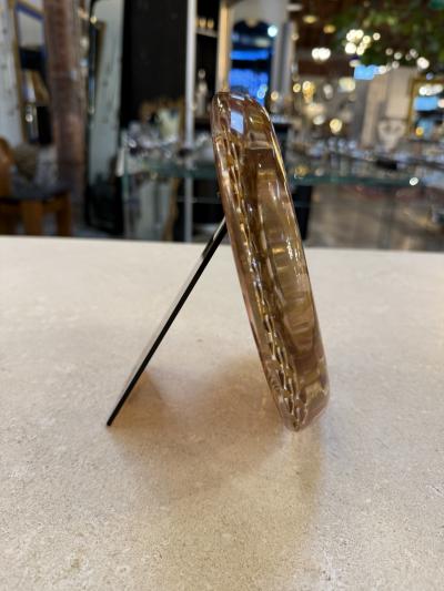 Italian Mid Century Round Picture Frame 1970s