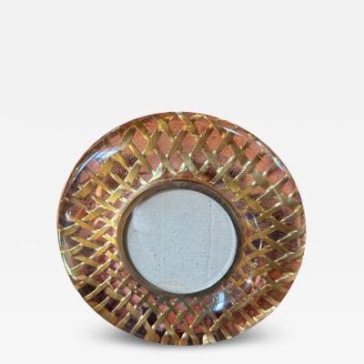 Italian Mid Century Round Picture Frame 1970s