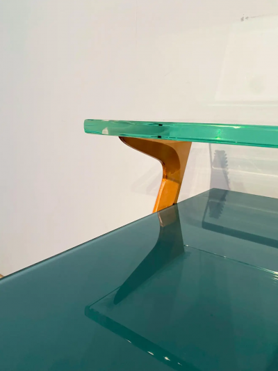 Italian Mid Century Sideboard or Vanity Dresser by Vittorio Dassi 1950s