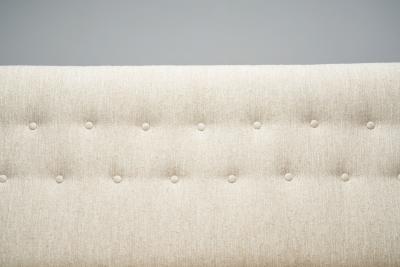 Italian Mid Century Sofa with Sculptrual Legs Italy 1950s